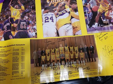 Looking for a 1991-1992 Official LSU basketball Poster | Tiger Rant