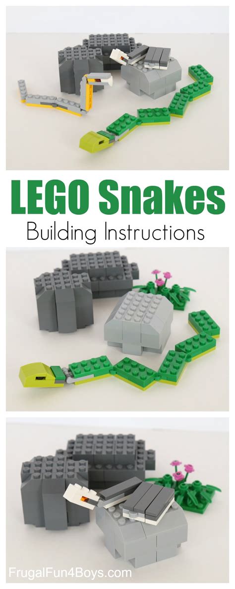 Slithering Snakes LEGO Building Instructions - Frugal Fun For Boys and ...