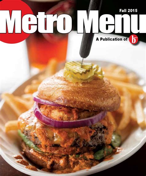 2015 Metro Menu Guide by Fergus Media - Issuu