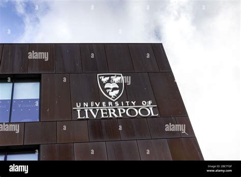 University of Liverpool logo, Crown Place building, student ...