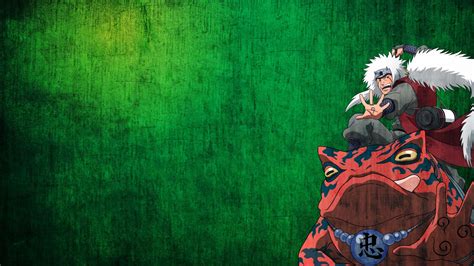 naruto , Shippuden, Frogs, Anime, Anime, Boys, Jiraiya, Green, Background, Yoshairo Wallpapers ...