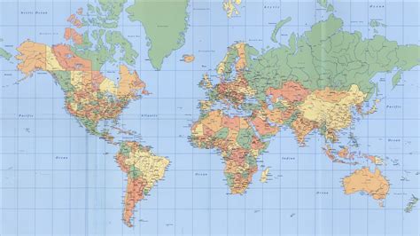 World Political Map 4K