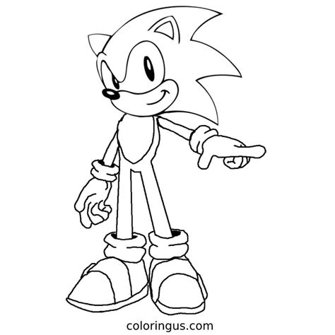 Sonic Coloring Pages (Free Printable PDF)