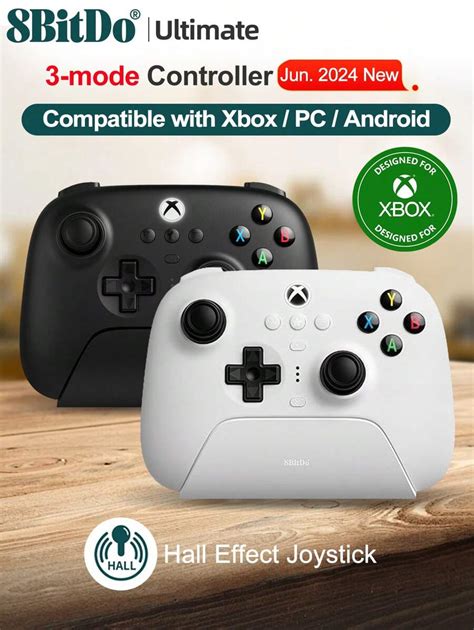 8bitdo 8BitDo Xbox Controller Officially Licensed By Microsoft Xbox ...