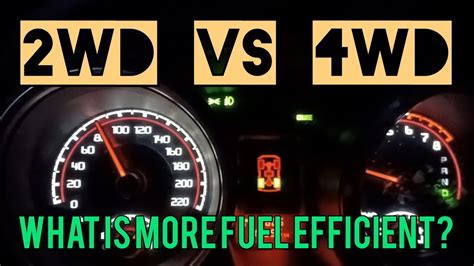 2wd vs 4wd Fuel Consumption - YouTube