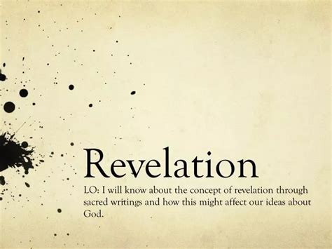 PPT - Revelation PowerPoint Presentation, free download - ID:6974627