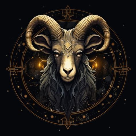 Premium AI Image | Capricorn Zodiac Sign