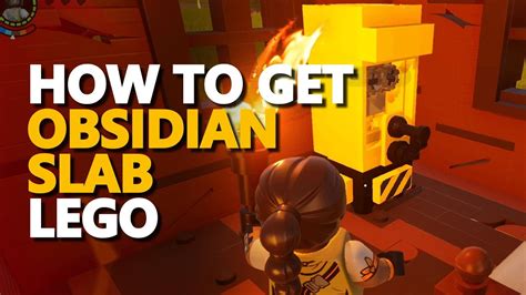 How to get Obsidian Slab Fortnite Lego - YouTube