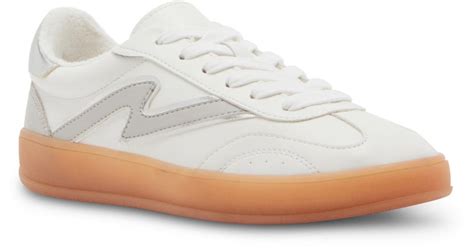 Madden Girl Giia Lace-up Low-top Sneakers in White | Lyst