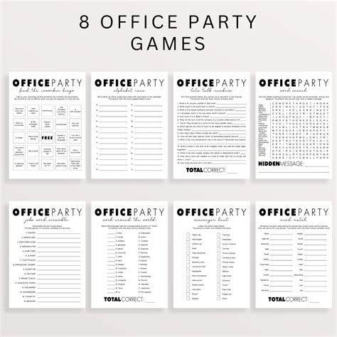 Fun Work Office Party Game Ideas | Company Party Activities