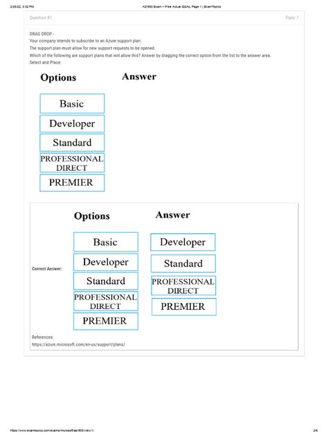 Az-900 Exam Examples | PDF | Cloud Computing | World Wide Web