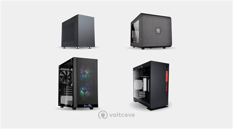 ZZEW C2 Micro ATX Case, MATX PC Case Aluminum, Mini Computer Case Silver Color With Tempered ...