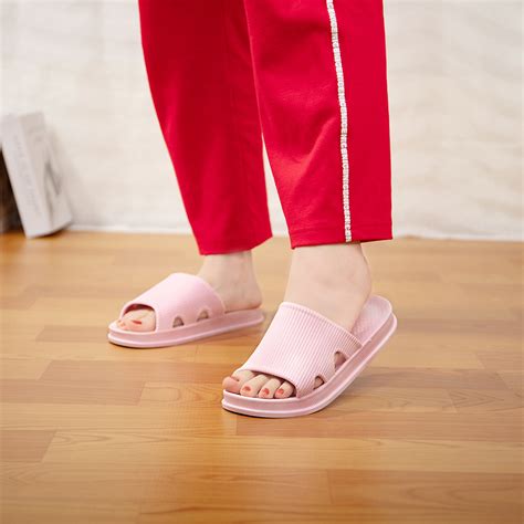 Women s Sandals Anti-Slip Bath Slipper Shower Shoes Home Indoor Floor Slippers Quick Drying ...