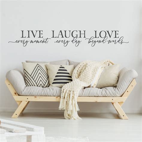 Live Laugh Love Bedroom Wall Decor Master Bedroom Decal Wall | Etsy