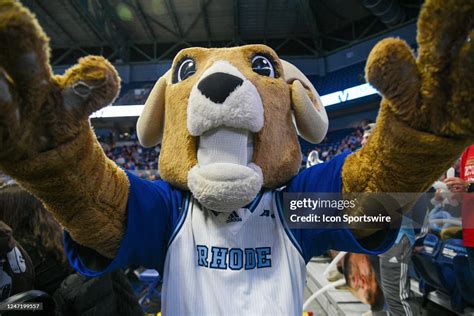 Rhody, the Rhode Island Rams mascot, poses for a photo during a... News Photo - Getty Images