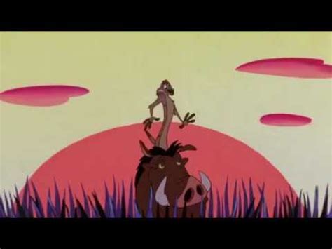 TIMON AND PUMBAA THE LION SLEEPS TONIGHT SONG TAMIL - YouTube