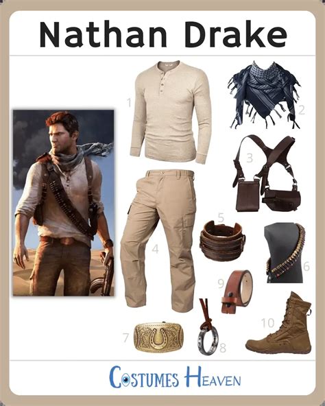 DIY Nathan Drake Costume 2024| Cosplay And Halloween Ideas