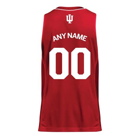 Indiana Hoosiers Adidas Personalized Crimson Basketball Jersey ...