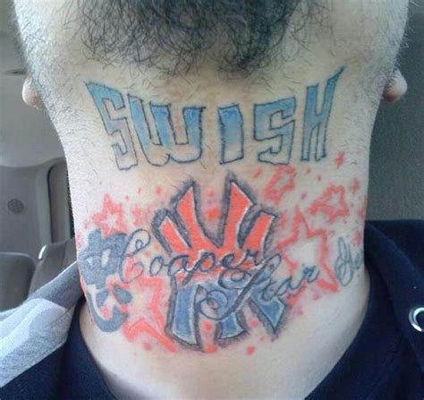 Knicks fan got the same neck tattoo that JR Smith has | Larry Brown Sports