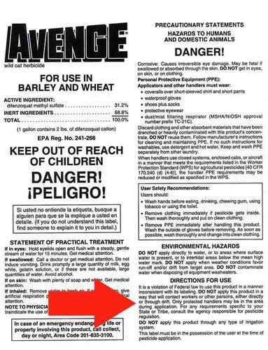 Quicksilver Pesticide Label