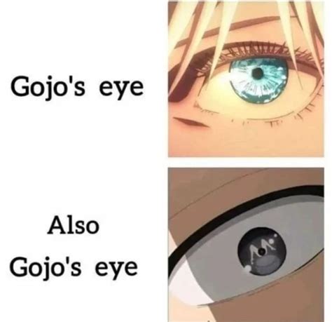 Gojo's eye Also Gojo's eye - )