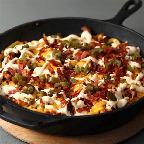 BBQ Chicken Ranch Loaded Fries - Cooking TV Recipes