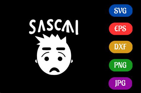 Sarcasm | Black and White Logo Vector Graphic by Creative Oasis · Creative Fabrica