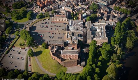 Chester Castle from the air | aerial photographs of Great Britain by Jonathan C.K. Webb