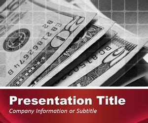 Free Red Finance PowerPoint Template