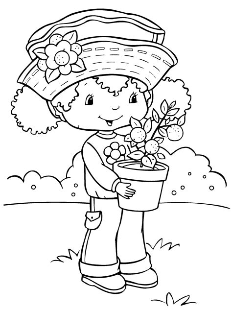 Strawberry Shortcake coloring page to print for free - Strawberry Shortcake Coloring Pages for Kids