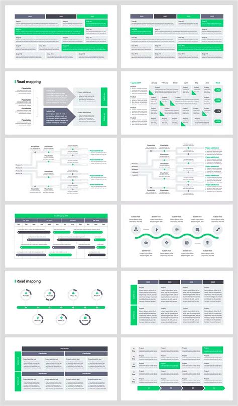 the green and white info sheet is displayed in three different sections ...