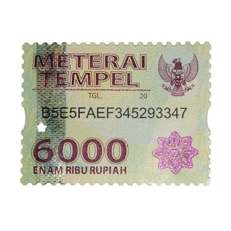 Jual Materai Tempel Resmi - Rp6.000 [50 Pcs] Murah Juni 2021 | Belajar, Belanja online, Motivasi