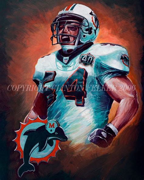 NFL MIAMI DOLPHINS ZACH THOMAS by cgfelker on DeviantArt