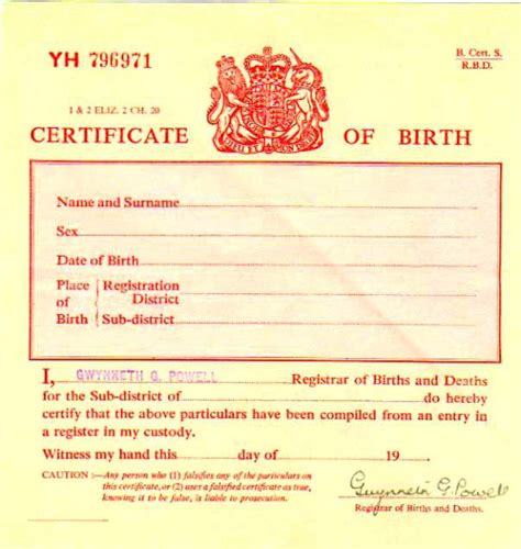 Birth Certificate Template Uk (2) - TEMPLATES EXAMPLE | TEMPLATES EXAMPLE Certificate Layout ...