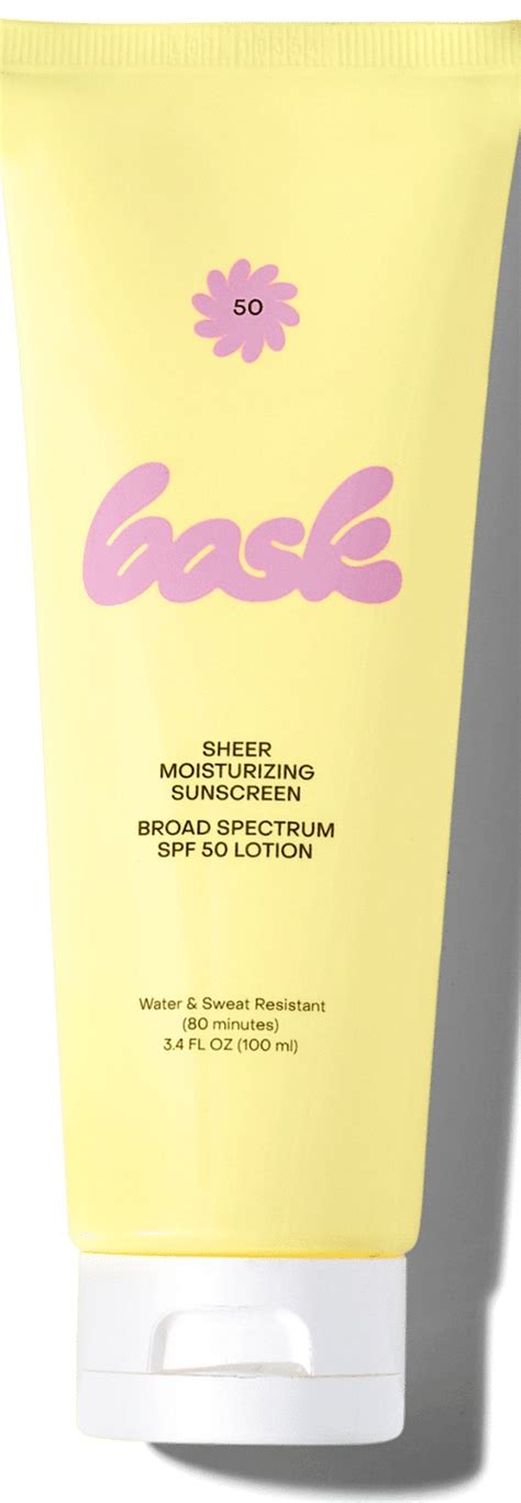 Bask Sheer Moisturizing Sunscreen SPF 50 Lotion ingredients (Explained)