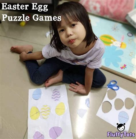 Easter Egg Puzzle Games : FREE 18 Captivating Egg Puzzle - FluffyTots