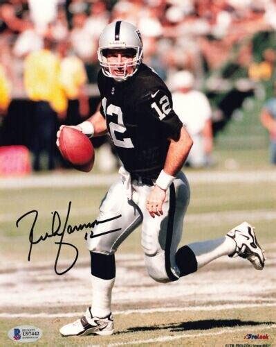 Rich Gannon Signed 8x10 Photo Oakland Raiders (BAS U97442) in...