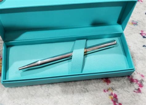 Tiffany & CO Ballpoint Pen Sterling silver with gold vermeil5.3" long ...