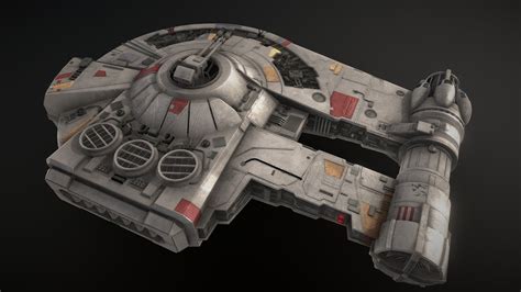 Outrider - YT-2400 light freighter - 3D model by Kaighen [baa19d0 ...