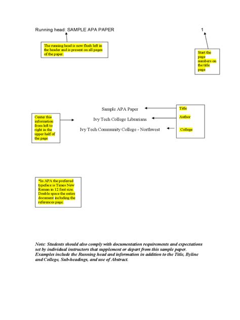 2024 APA Format Template - Fillable, Printable PDF & Forms | Handypdf