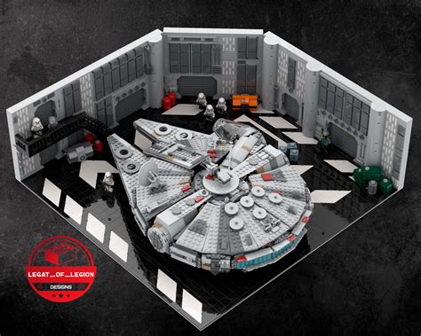 LEGO MOC 75257 SW Death Star Docking Bay for Milennium Falcon by Legat ...