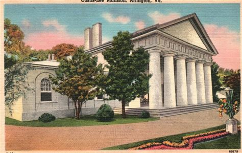 Vintage Postcard 1930's Custis-Lee Mansion Arlington VA George ...