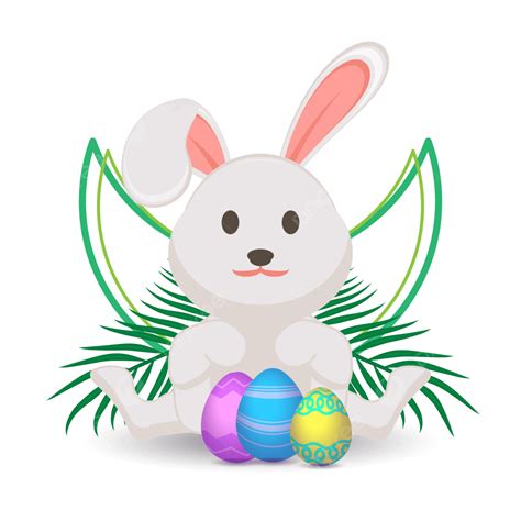 Happy Easter Bunny Vector Design Images, Bunny Easter Happiness Design, Happiness Bunny Easter ...