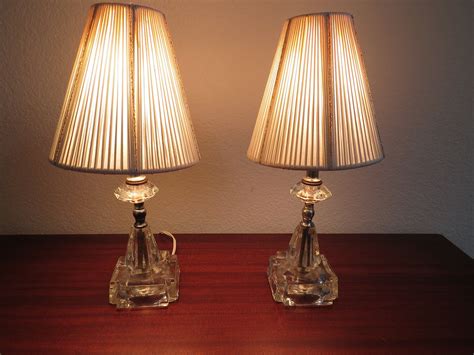 Excited to share the latest addition to my #etsy shop: Pair 1950s Lead Crystal Bedside Lamps ...