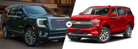 Compare the 2021 GMC Yukon vs. Chevy Tahoe I Norseman Motors, Inc.