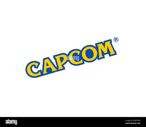 Capcom, rotated logo, white background Stock Photo - Alamy