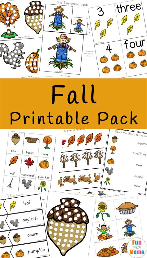 Fall Theme Lesson Plan For Toddlers - Theme Image