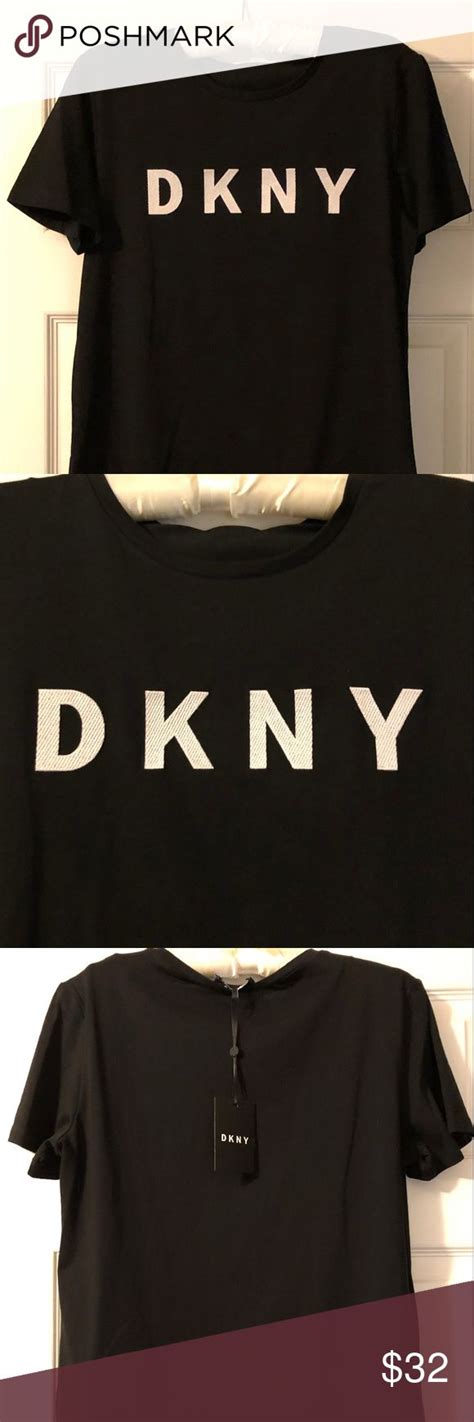 DKNY Black logo T-Shirt. | Black logo, Dkny, Tshirt logo