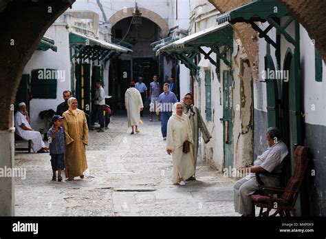 Medina (old city) of Tetouan, a Unesco World Heritage Site. Morocco ...