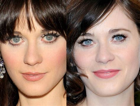 Zooey deschanel plastic surgery | Celebrity plastic surgery, Celebrity ...